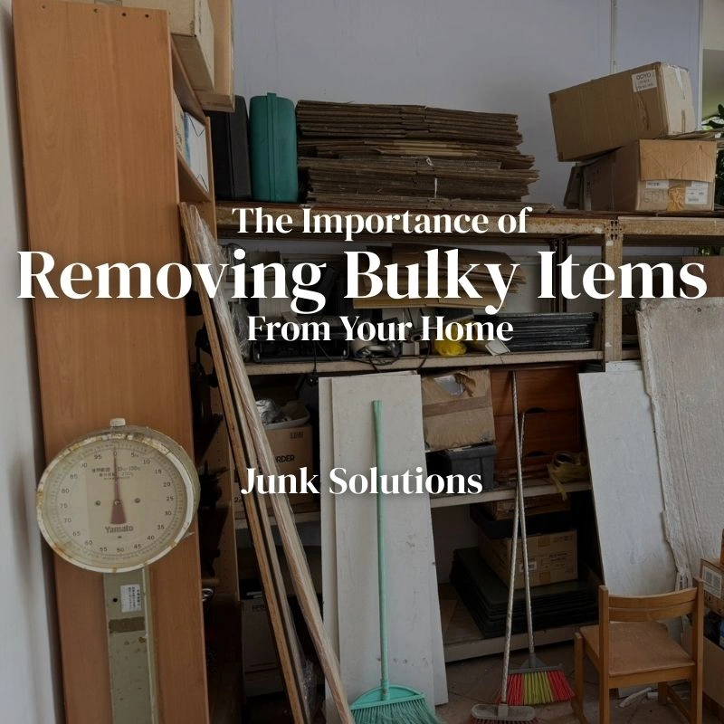 pile of bulky junks for removal