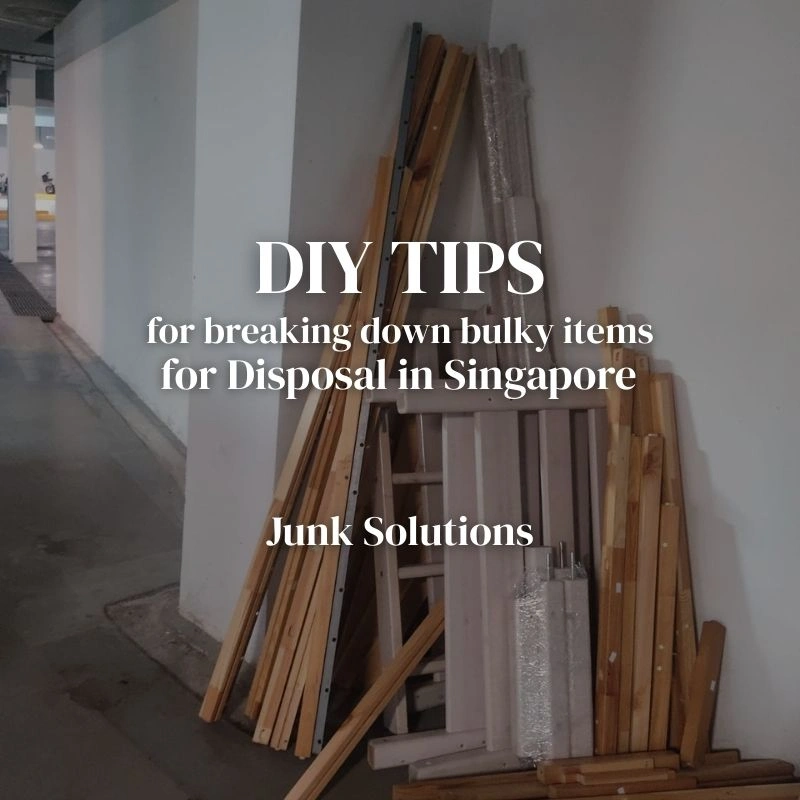 DIY Tips for Breaking Down Large Items for Disposal
